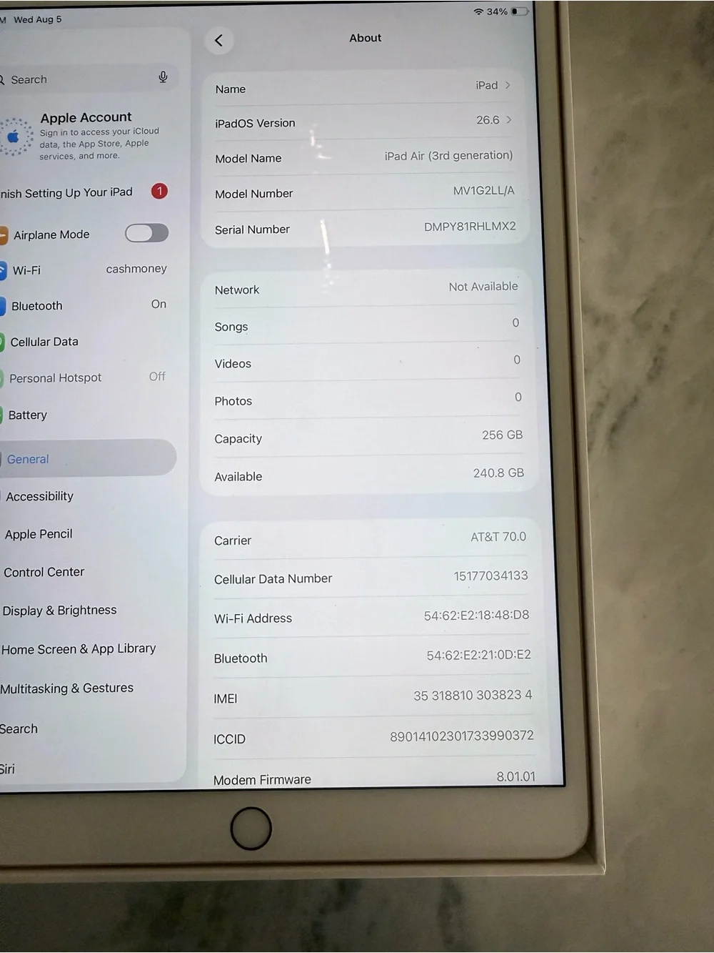 Apple ipad air